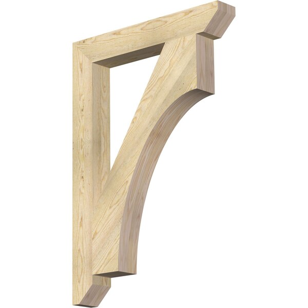 Ekena Millwork Westlake Slat Rough Sawn Bracket, Douglas Fir, 4"W x 28"D x 40"H BKT04X28X40WTL06RDF - main